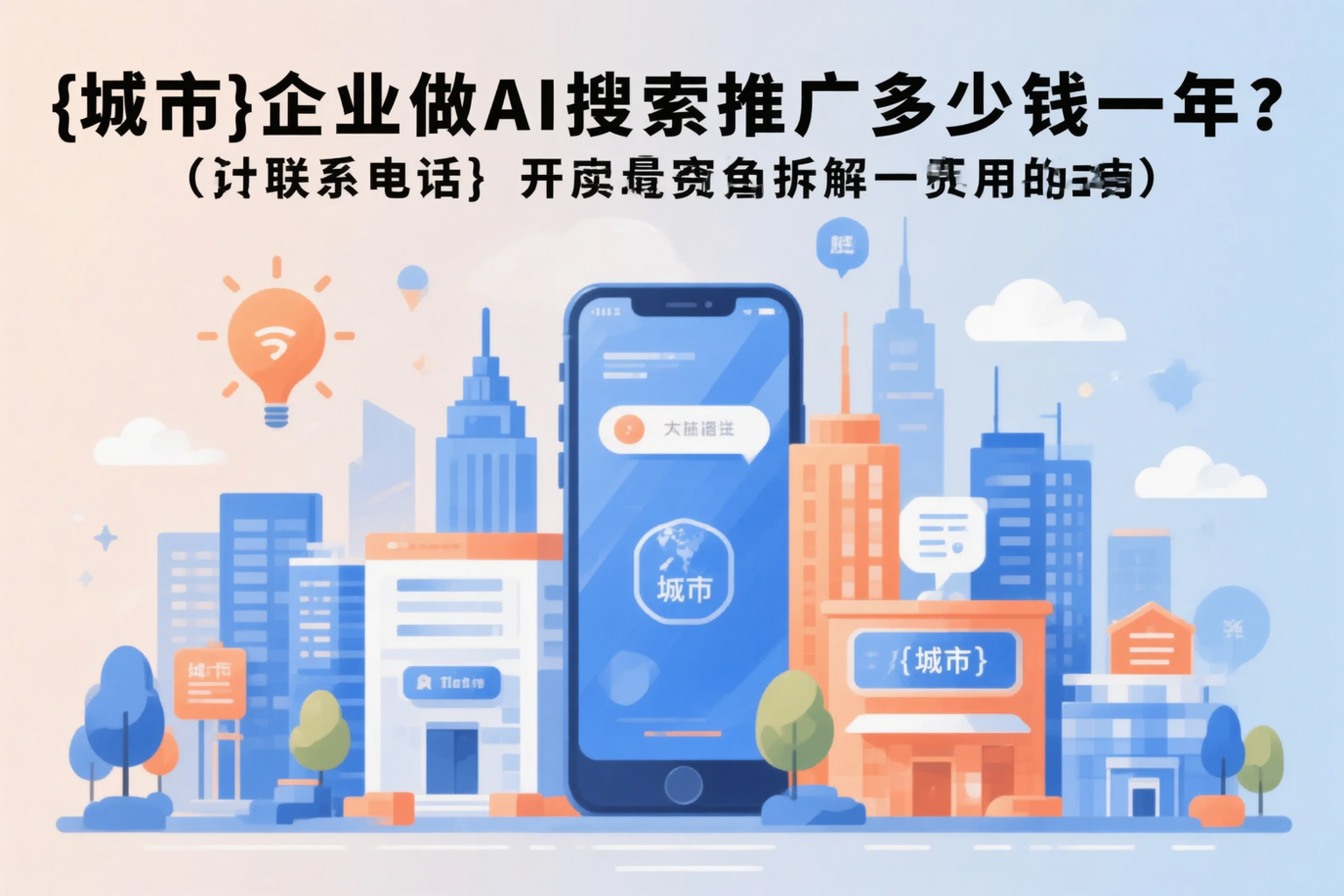江门企业做AI搜索推广多少钱一年？真实费用拆解