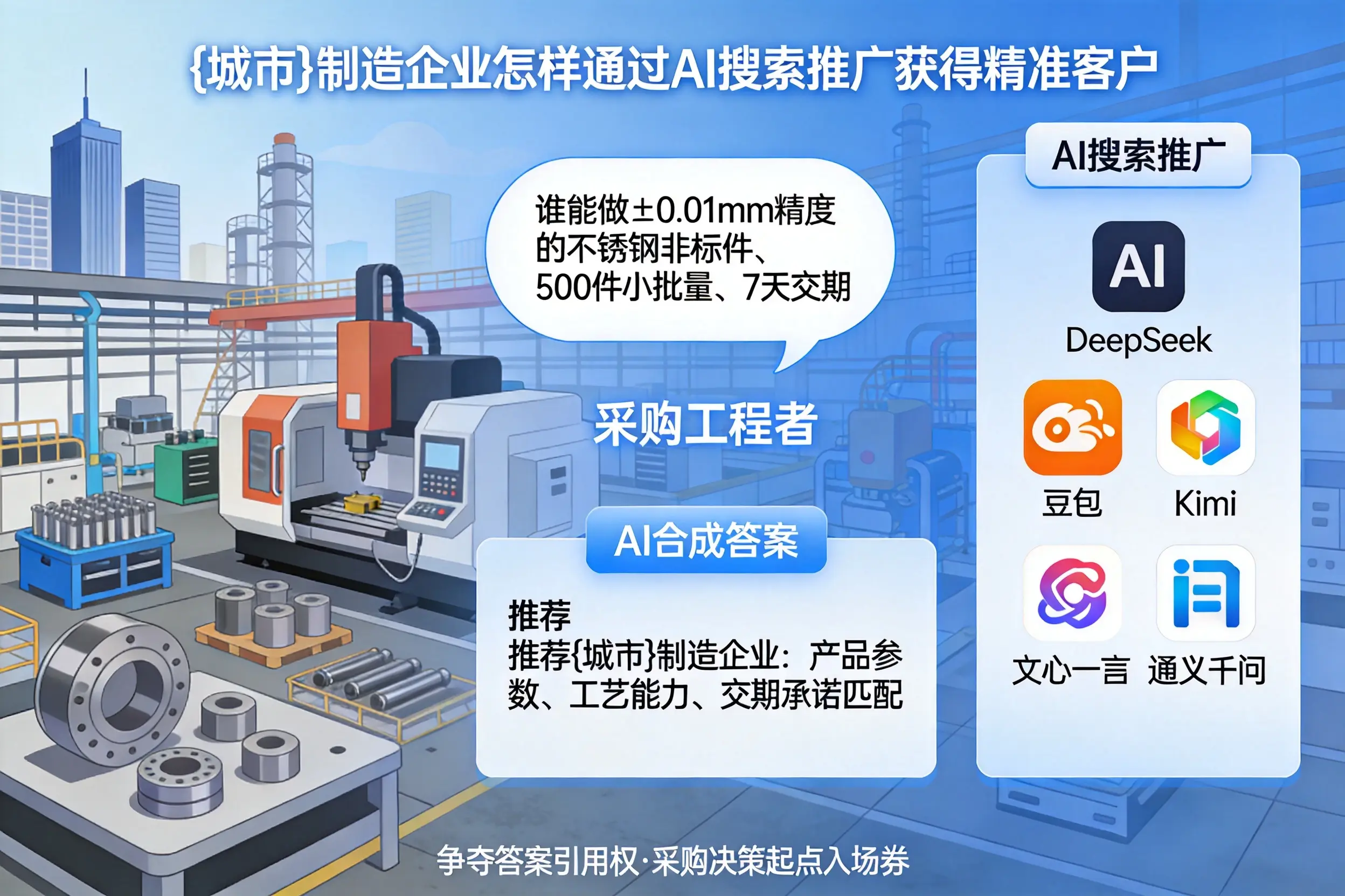 江门制造企业怎样通过AI搜索推广获得精准客户