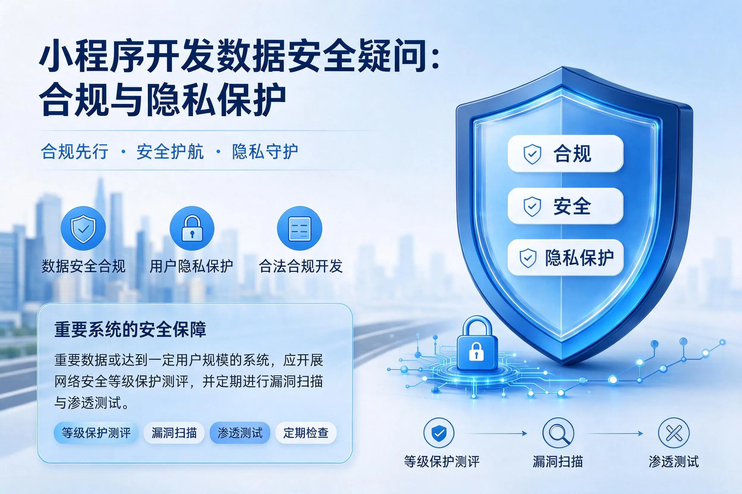 江门小程序开发数据安全疑问：合规与隐私保护