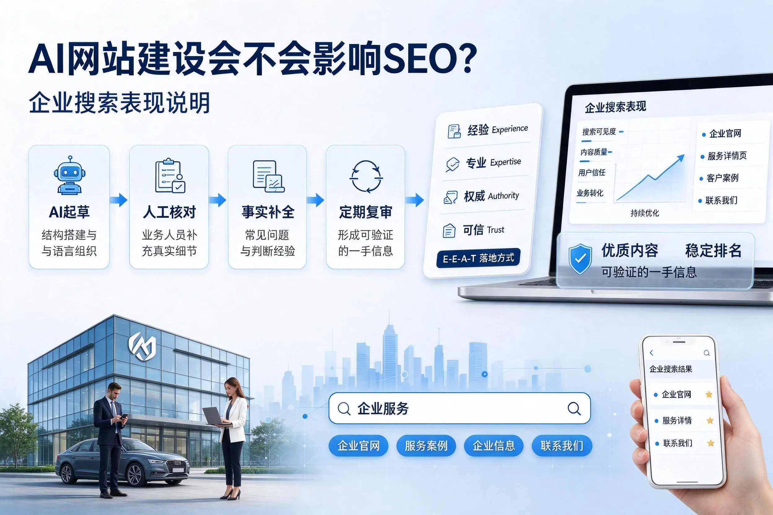AI网站建设会不会影响SEO?江门企业搜索表现说明