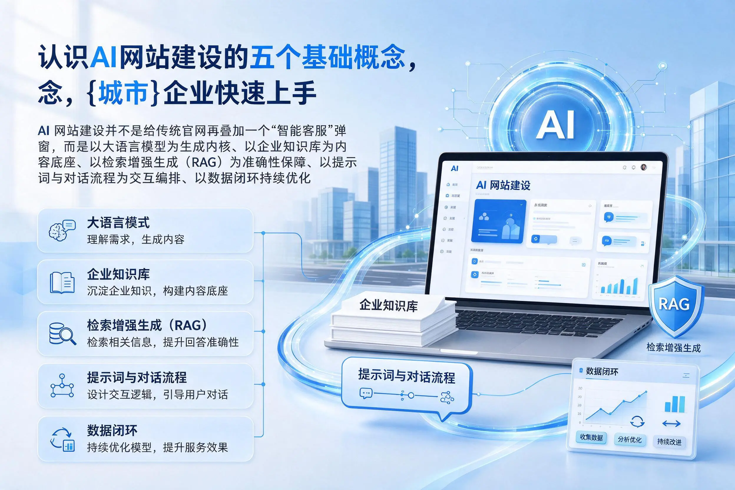 认识AI网站建设的五个基础概念,江门企业快速上手