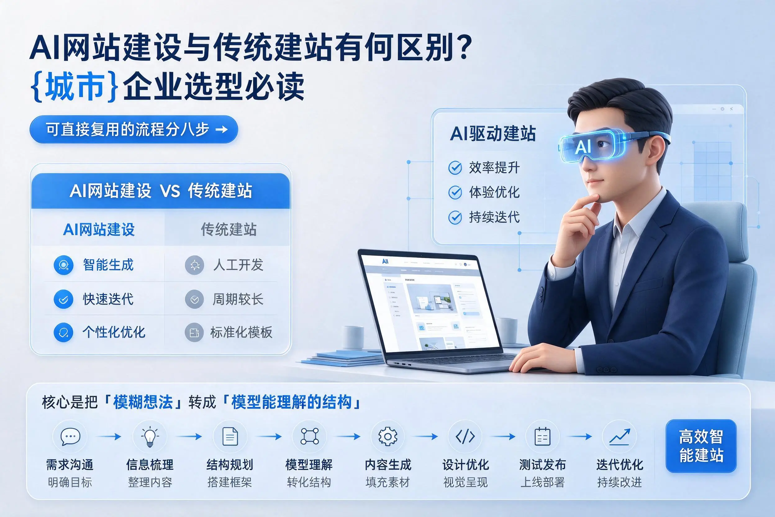 AI网站建设与传统建站有何区别？江门企业选型必读
