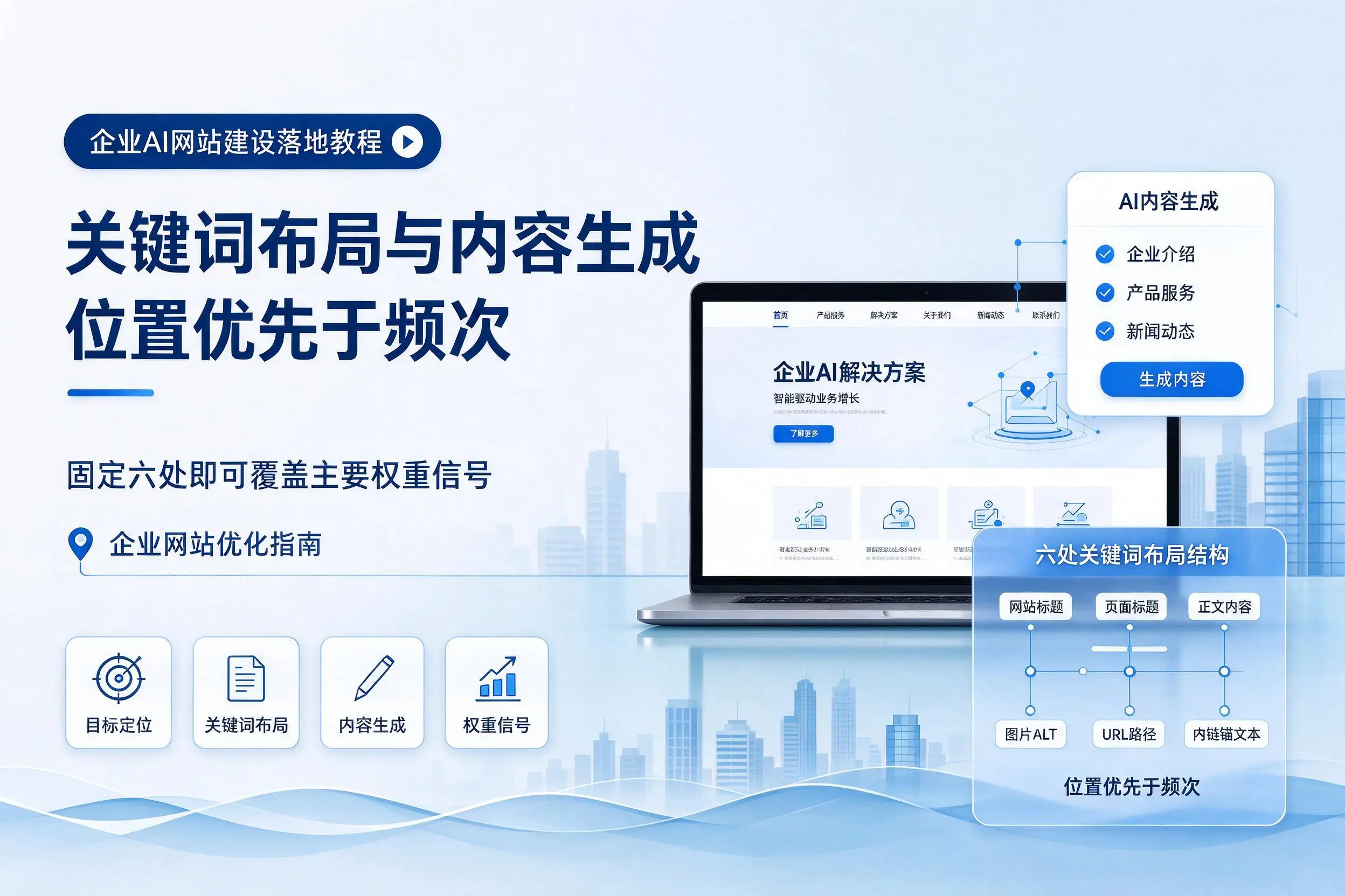 江门企业AI网站建设落地教程：关键词布局与内容生成